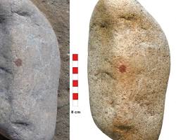 Neandertal mağara sanatı el izi ve aşı boyası örnekleri resmi