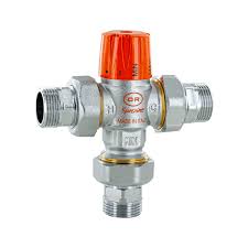 ADJUSTABLE THERMOSTATIC MIXING VALVE FOR SOLAR SYSTEMS WITH ...