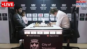 Norway Chess 2025 Live Score and Updates: Gukesh Under Massive Pressure vs Magnus Carlsen in the Big Fight of Round 6, India v India in Vaishali vs Koneru Humpy