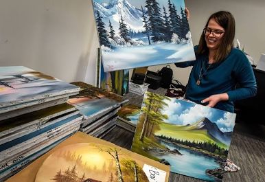 Almost Every Original Bob Ross Painting Lives in a Virginia ...