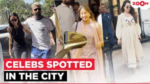 Hardik Pandya & GF Mahika Sharma Smile En Route T20 WC Finals | Janhvi Kapoor Gets Birthday Wishes
