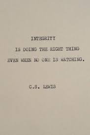 love life quotes wisdom C.S. Lewis knowledge integrity ... via Relatably.com