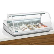 Vitrine réfrigérée de comptoir à poisson Polar Série G 255L ...
