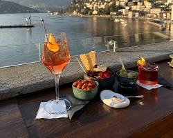 Eat at a local restaurant Lake Como