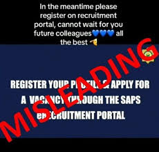 SAPS Recruitment Scam Alert! Don't Fall For This Online Trap! - Imagen principal del artículo