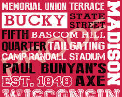 wisconsin badgers – Etsy via Relatably.com