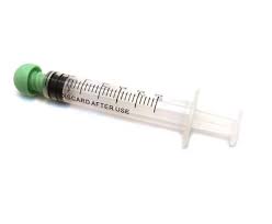 3ml SLIP Luer Syringes with caps - 50 white syringes 50 ...