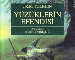 J.R.R. Tolkien'in Yüzüklerin Efendisi kitabının kapağı resmi