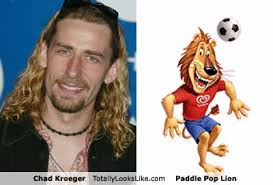 Off the bat, Chad Kroeger&#39;s voice absolutely grinds my gears, he is definitely a one trick pony, and internet told me he looks like the paddle pop lion... ... - chad-kroeger_paddle_pop_lion