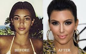 Résultat de recherche d'images pour "who is kim kardashian before and after"