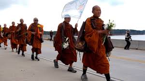 Why are Buddhist monks walking across the US? Here's what to know.