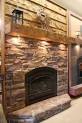 Rustic fireplace mantel ideas