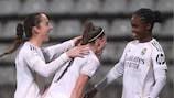 Resumen y vídeos del miércoles en la ida de los play-offs eliminatorios de la Women's Champions League: Real Madrid y Arsenal se acercan a cuartos