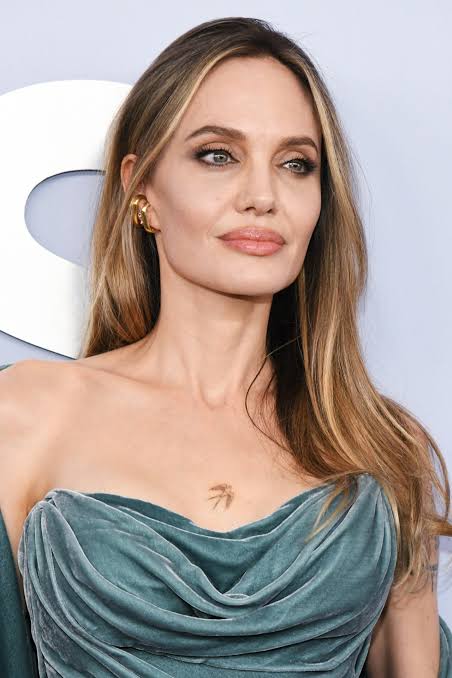 Angelina Jolie Just Hard-Launched a New Chest Tattoo on the Red Carpet