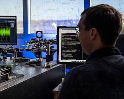 Image of futuristic braincomputer interface BCI neural link human interacting with digital space without screens telepathy technology 2026 cinematic photo reference