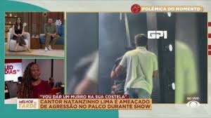 Natanzinho Lima é ameaçado de agressão no palco durante o show