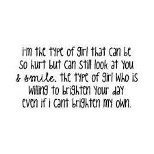 Im The Type Of Girl Quotes. QuotesGram via Relatably.com