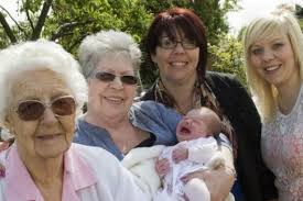 Florence Place, Jan Taylor, Kerrie Slater, Stacey Hoy and Sophie Hanlon. MEET supergran Florence Place and her family – who now spread across a fantastic ... - florence-place-jan-taylor-kerrie-slater-stacey-hoy-and-sophie-hanlon-415505629