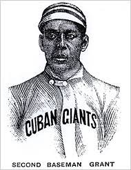 Frank Grant played for the Cuban Giants in the 1890&#39;s. Some say he was the best black player of the 19th century. - 27hall190.1