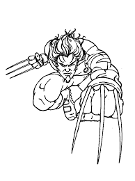 Image result for coloring pages wolverine