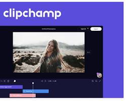 Image of Clipchamp free stock footage website