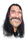 Cartoon: Danny Trejo (small) by Eno tagged danny,trejo,caricature