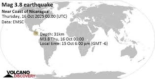 Recent Earthquakes in Nicaragua and Hawaii