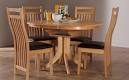 Extendable dining room tables and chairs