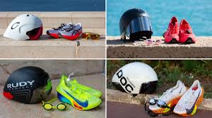 The Race-Day Goggles, Helmets, and Run Shoes of the Top Female Pros at the 
2024 Ironman World Championships in Nice