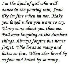 Im The Kinda Girl Quotes. QuotesGram via Relatably.com