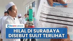Pantauan Hilal di Surabaya: Derajat Diprediksi Masih Minus, Hilal Kemungkinan Tidak Terlihat