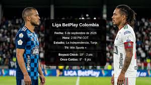 Boyacá Chicó vs Once Caldas: Duelo de realidades en Tunja por la Fecha 9 de Liga BetPlay