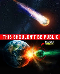 Comet speeding towards earth