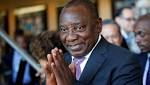 Late South Africa gets president,