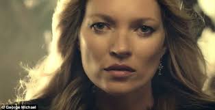 First look: A flawless Kate Moss stars in George Michael&#39;s new music video for White Light, with a teaser clip released today - article-2173370-140D9270000005DC-391_634x325