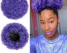 Image de Purple Curly Ponytail