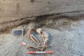 Pompeii archaeologists use AI to reconstruct man killed in volcano's eruption