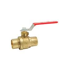 2" Lead Free* Brass 2-Piece Full Port Ball Valves - Sweat ...