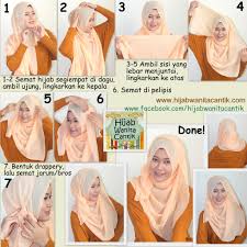 Image result for tutorial hijab
