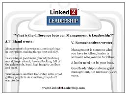 Quotes On Leadership Vs Management - MANAGERIAL LEADERSHIP Manager ... via Relatably.com