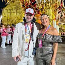 Presidente de estreante do carnaval de São Paulo é marido de comentarista da Globo