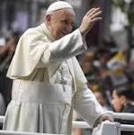 Pope arrives Chile bolster battered