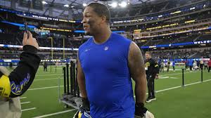 Alaric Jackson punches Bradley Chubb in the head during heated postgame exchange after Bills' OT win over Rams - AOL.co.uk