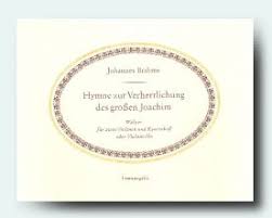 Brahms: Hymne zur Verherrlichung des großen Joachim : Walzer für 2 ...