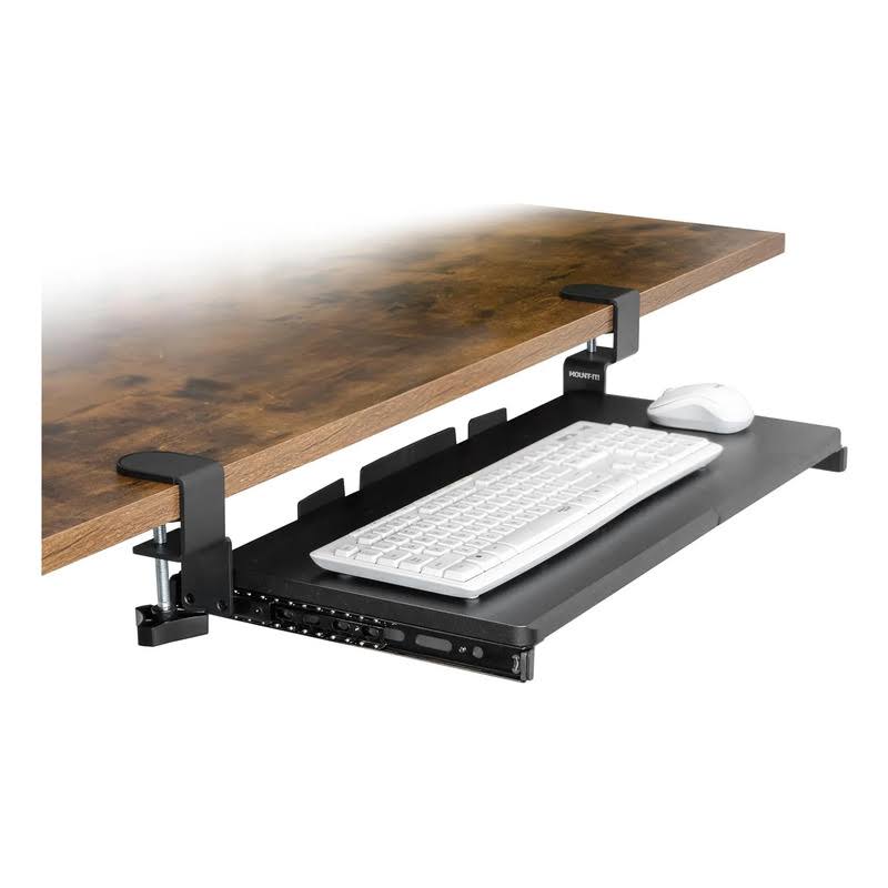 Mount-It Keyboard Tray Clamp-On 24 x 11