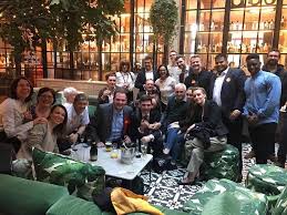 Image result for andy burnham celebrating in the pub + images