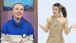 Figure skater reacts to Alysa Liu's F-bomb after gold-winning free skate