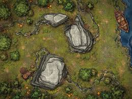 Forest Lakeside Battle Map, Dnd Battle Map, D&D, Battlemap ...