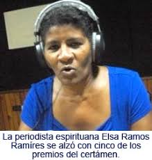 Elsa Ramos Ramirez : mayor galardonada en Concurso de Periodismo Deportivo - elza