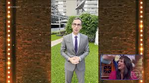 César Tralli faz homenagem a Ticiane Pinheiro no Domingão